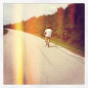 biking