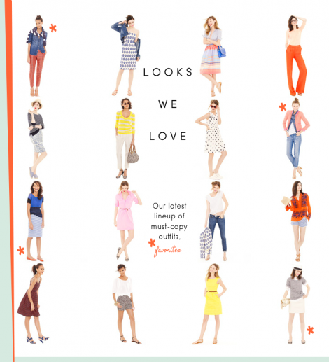 lookswelove J.crew looks we love june 2012