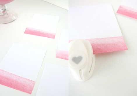 ombre2 DIY ombre place cards