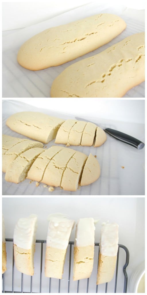 recipe how to dip biscotti in white chocolate