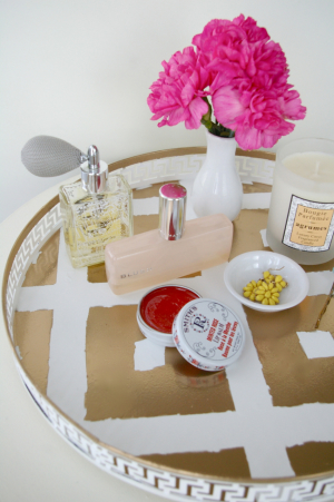 DIY vanity tray