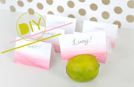 ombreplacecardsheader DIY ombre place cards