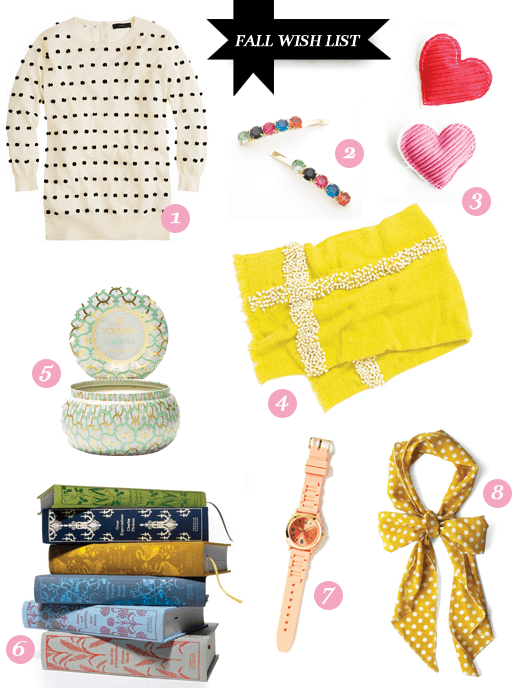 fall wish list fall wish list