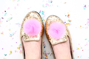 DIY fabric flower pins
