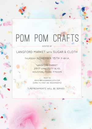 craft night with Sugar & Cloth