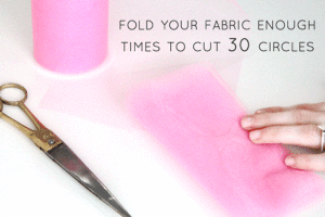 DIY fabric flower pins