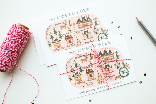twine wrapped Rifle Paper Co. postcards twine wrapped Rifle Paper Co. postcards