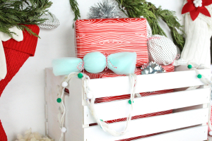 DIY wheeled crate for presents