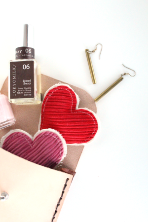 DIY leather pouch