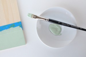 DIY natural wood chalkboard