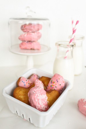 delicious heart shaped donut recipe