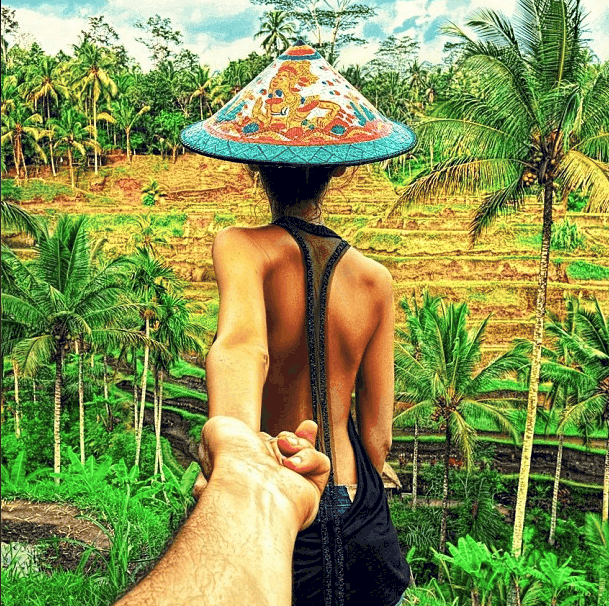 "follow me to.." photo series by Murad Osmann