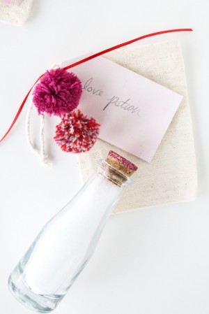DIY bath gel love potions with @marthastewartliving supplies