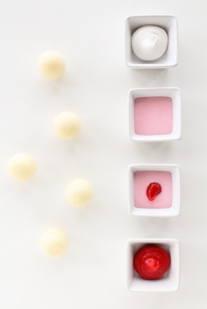 ten minute ombre truffles