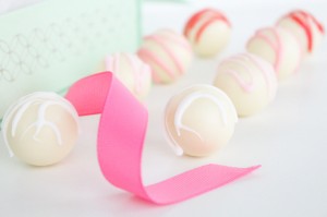 ten minute ombre truffles
