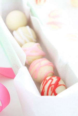 ten minute ombre truffles