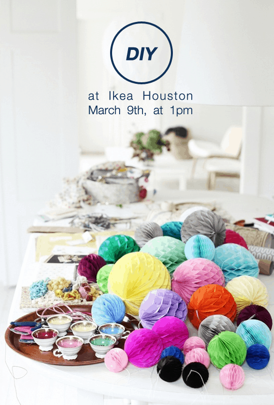 DIY event at Ikea Houston with Sugar & Cloth