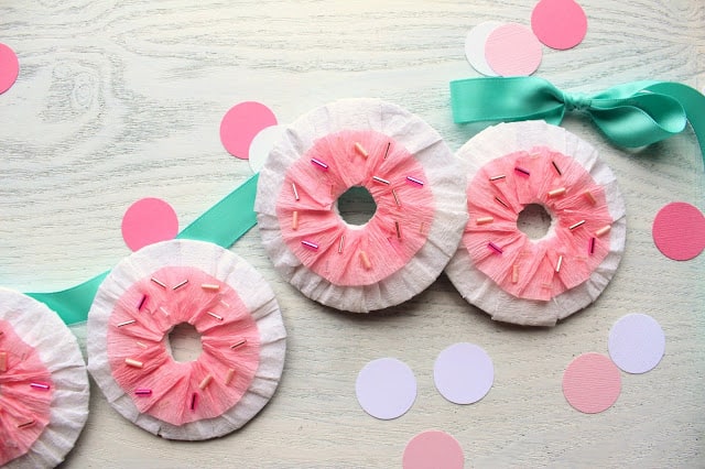 DIY donut garland
