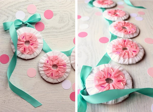 DIY donut garland