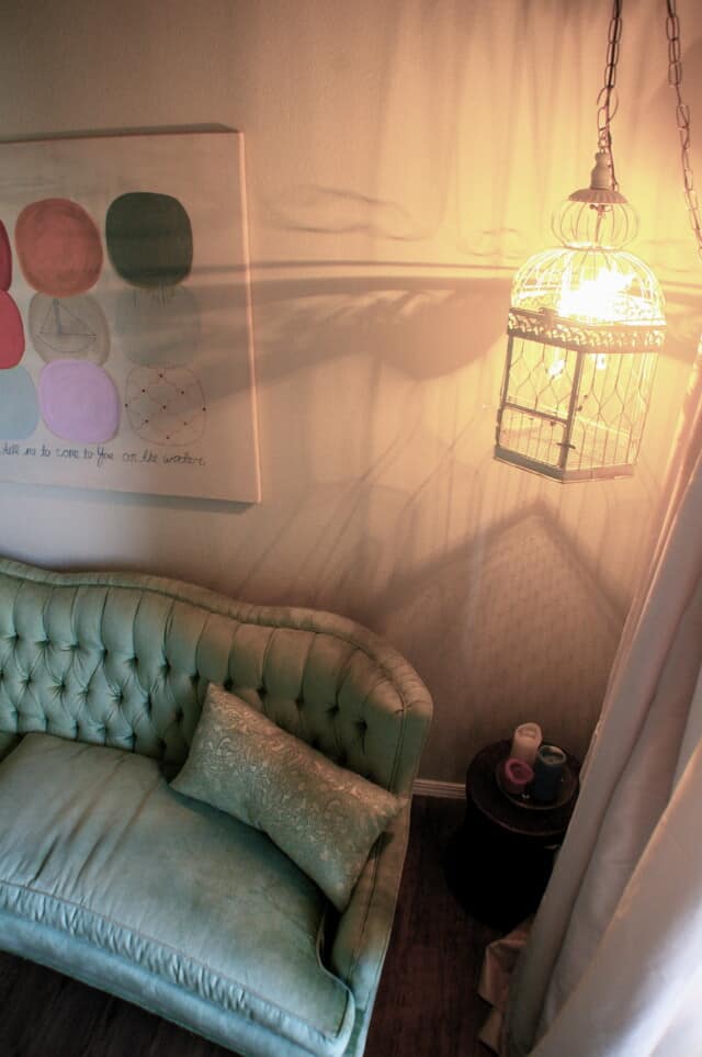 DIY Bird Cage Pendant Chandelier Light