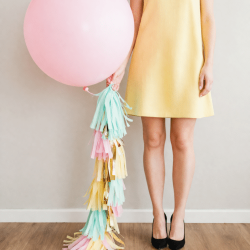 DIY Balloon Tassel