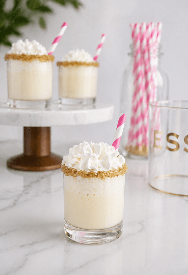 Salted Caramel Milkshake Shots