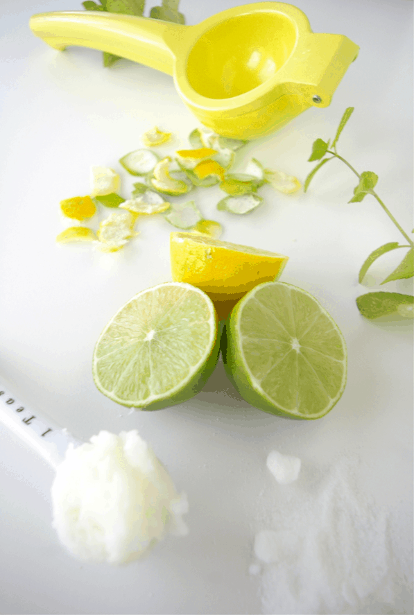 DIY Organic Citrus Sugar Scrub for an at home spa experience! Sugar & Cloth by Top Houston Lifestyle Blogger Ashley Rose #scrub #spa #organic #citrus #sugarscrub #exfoliate #r&r #refresh 