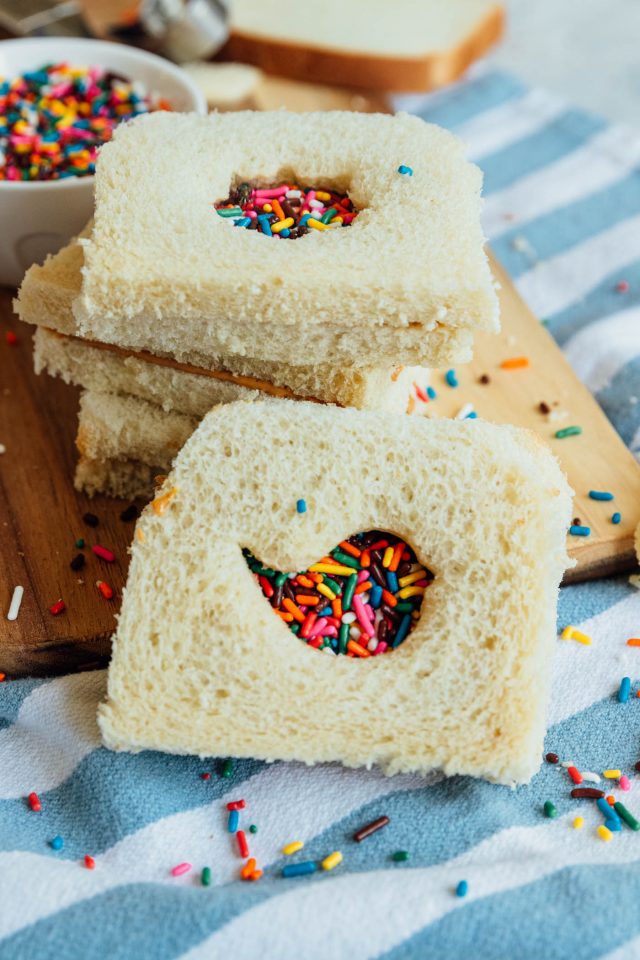 photo of the American version of Australian Fairy Bread by top Houston lifestyle blogger Ashley Rose of Sugar & Cloth