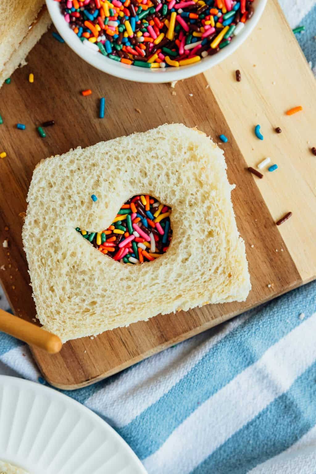 Snack And Lunch Idea Easy Fairy Bread Recipe Sugar Cloth Bites