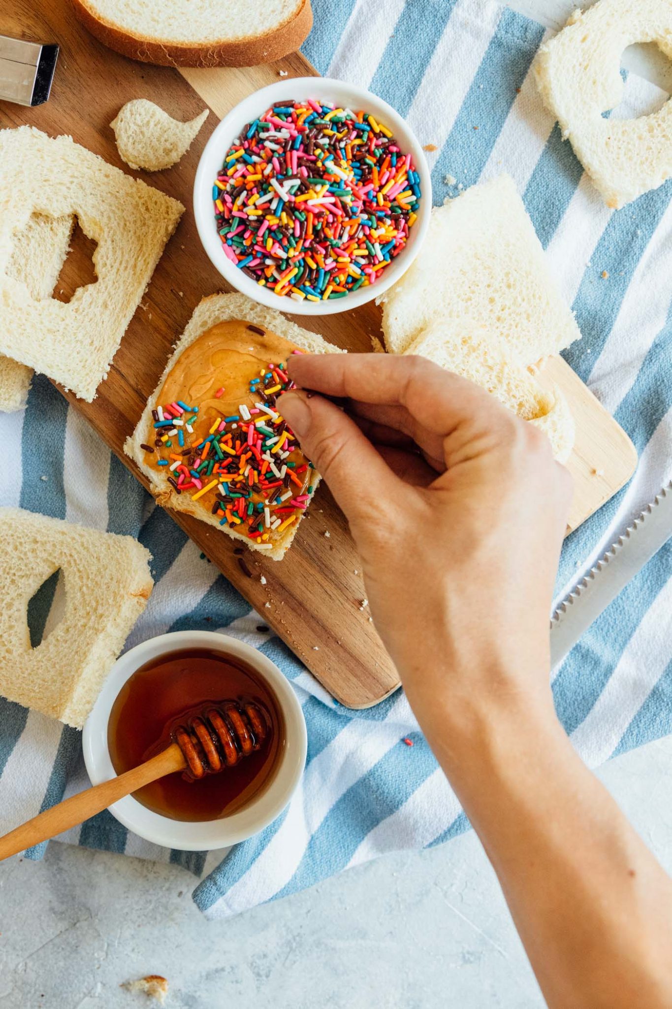 Easy Peanut Butter Fairy Bread Recipe Sugar & Cloth