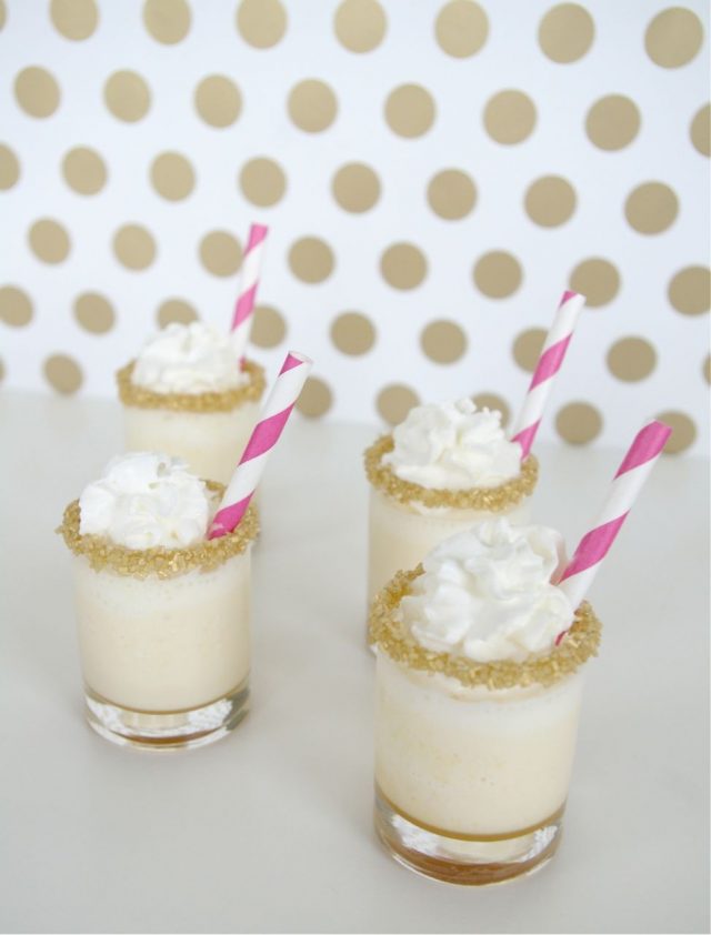 Salted Caramel Milkshake Shots Recipe