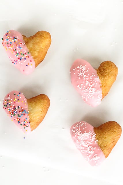 delicious heart shaped donut recipe