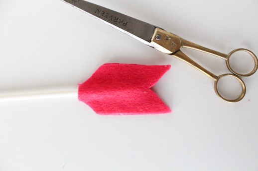 DIY date night valentine arrows