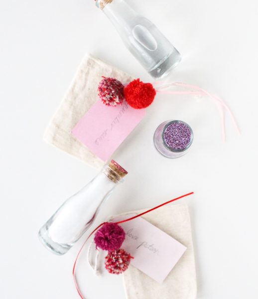 DIY bath gel love potions with @marthastewartliving supplies