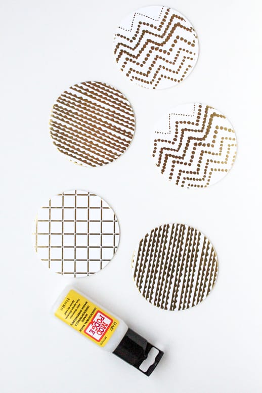 DIY Waterproof Paper Coasters and other Paper Pretties - Sugar & Cloth - DIY - Entertaining - Home Decor