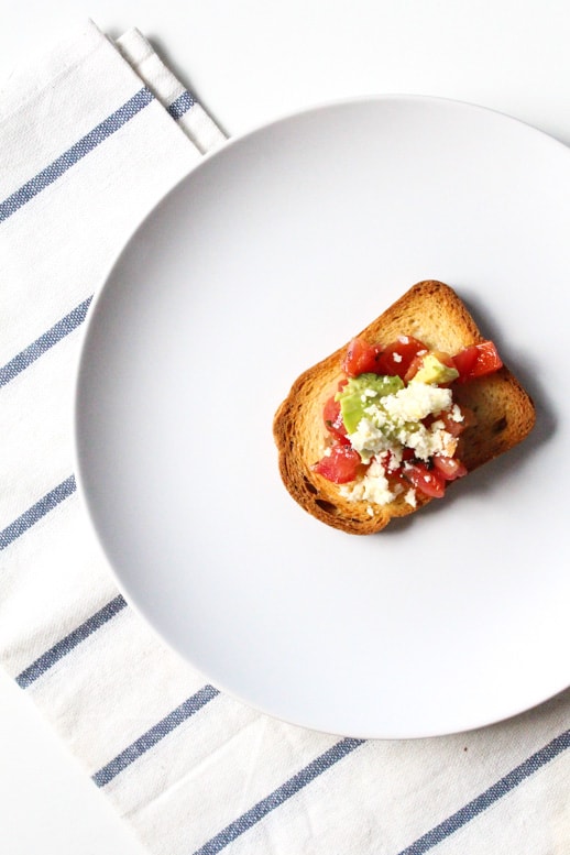 best 5 minute bruschetta you'll ever eat - Recipe - Sugar & Cloth - Houston Blogger