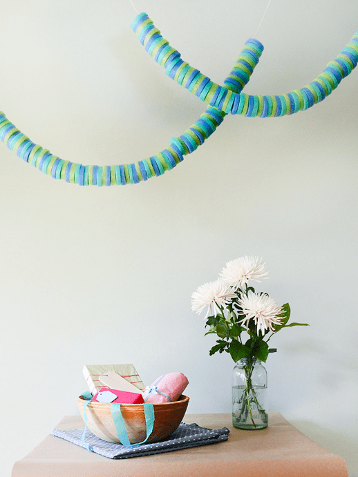 DIY Pool Noodle Garland