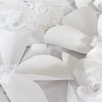 DIY paper flower backdrop by Sugar & Cloth