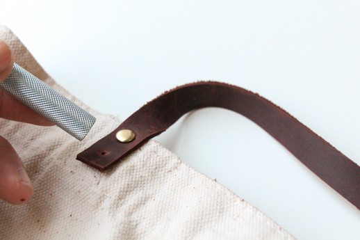 DIY Revamp Any Bag with Leather Straps - Sugar & Cloth - Houston Bloggers - DIY Accessory