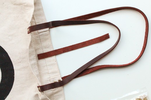 DIY Revamp Any Bag with Leather Straps - Sugar & Cloth - Houston Bloggers - DIY Accessory