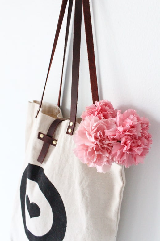 DIY Revamp Any Bag with Leather Straps - Sugar & Cloth - Houston Bloggers - DIY Accessory