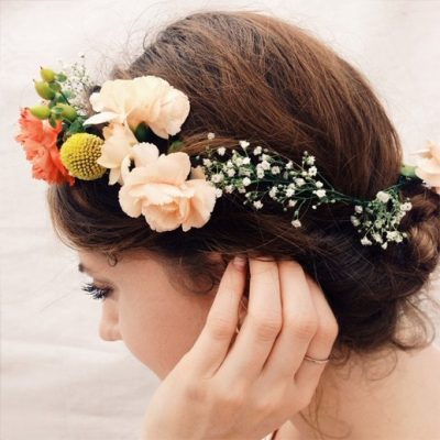 DIY Floral Headpieces - sugar and cloth