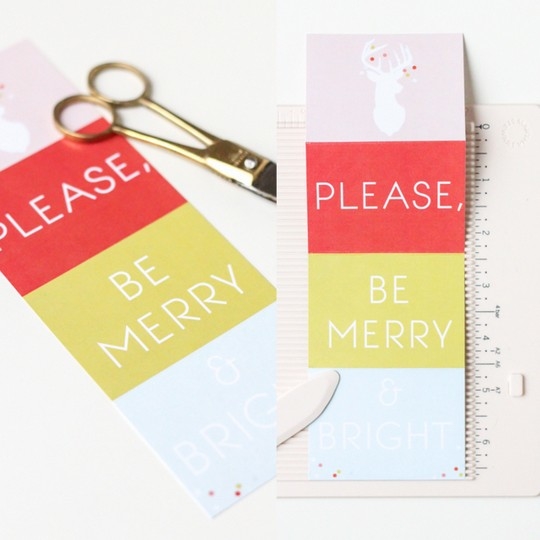 DIY printable gift tag