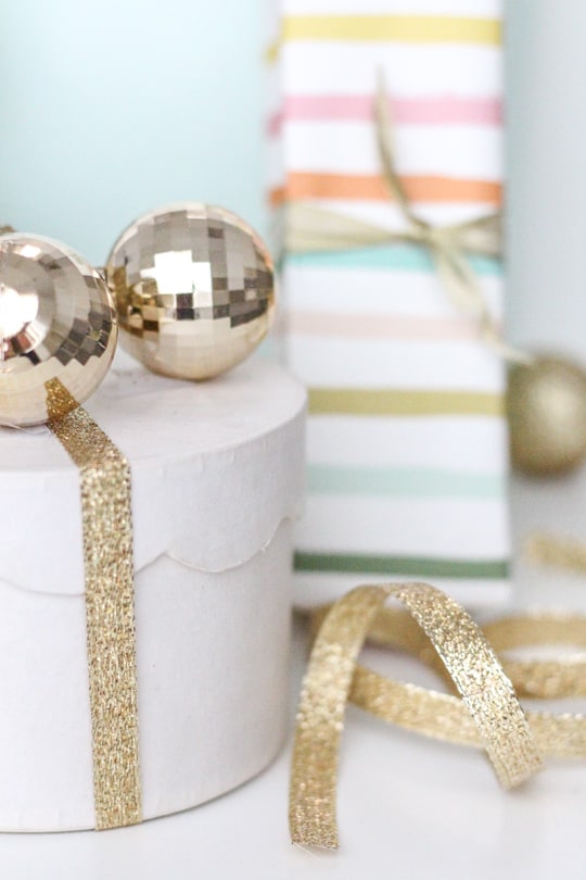 DIY Monogrammed Ornament Gift Tags - Sugar & Cloth - Holidays - Houston Blogger