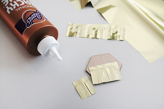 DIY: Gold Fringe Drink Toppers - Sugar & Cloth - DIY