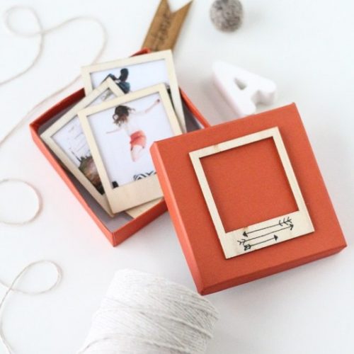 DIY Wooden Polaroid Gift Set - Sugar and Cloth