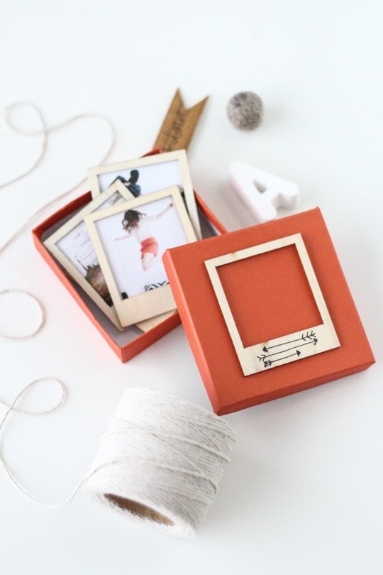 DIY Wooden Polaroid Gift Set - Sugar and Cloth