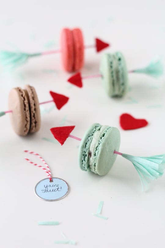 DIY Valentine crrow cookie picks by Sugar & Cloth