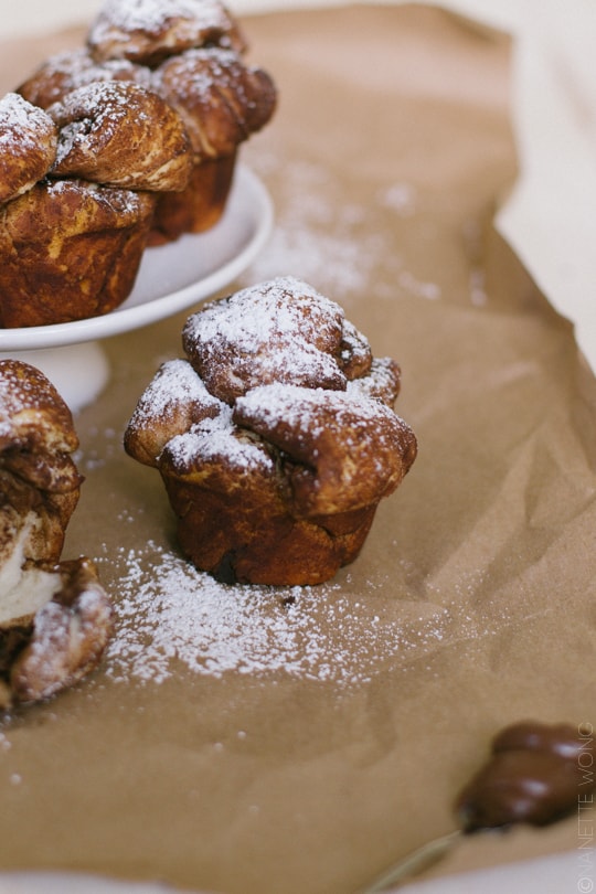 Nutella Stuffed Monkey Bread Muffins - Sugar & Cloth - Recipe 