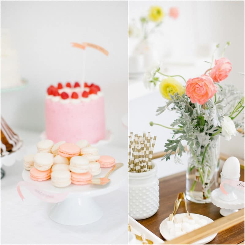 Easter dessert table | sugarandcloth.com